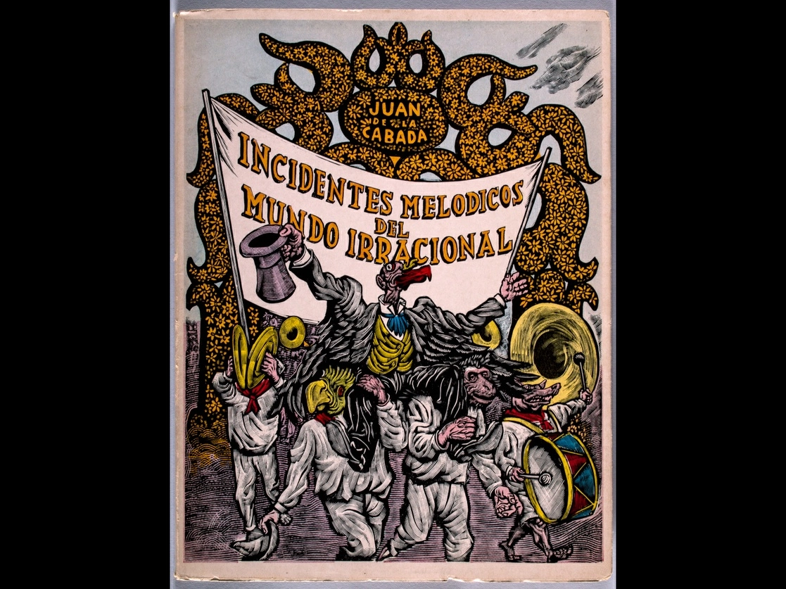Portada de ‘Incidentes melódicos del mundo irracional’ (1944), de Leopoldo Méndez. Grabado sobre madera de pie. Foto Colección Carlos Monsiváis