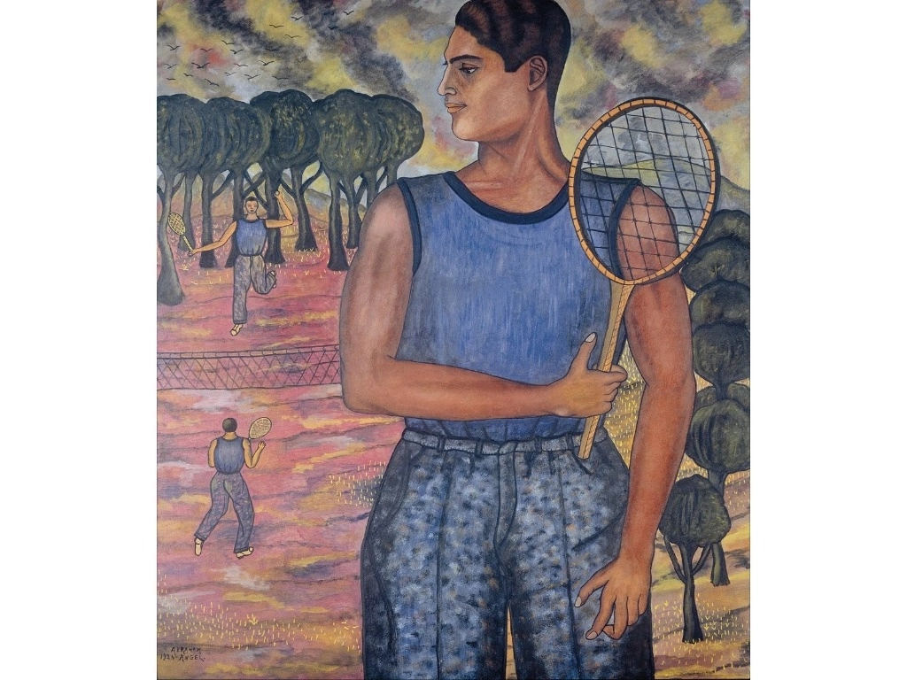 Retrato de ‘Hugo Tilghman (el tenista)’, de Abraham Ángel, 1924.Foto Wikimedia Commons