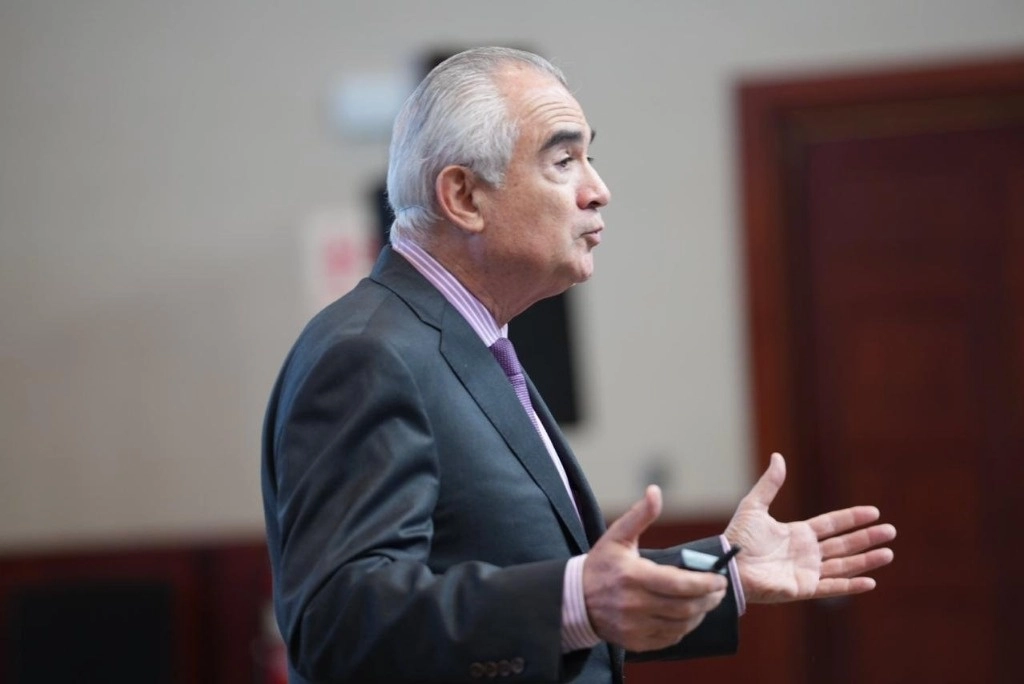 El presidente de la Cepal, José salazar. Foto @cepal_onu