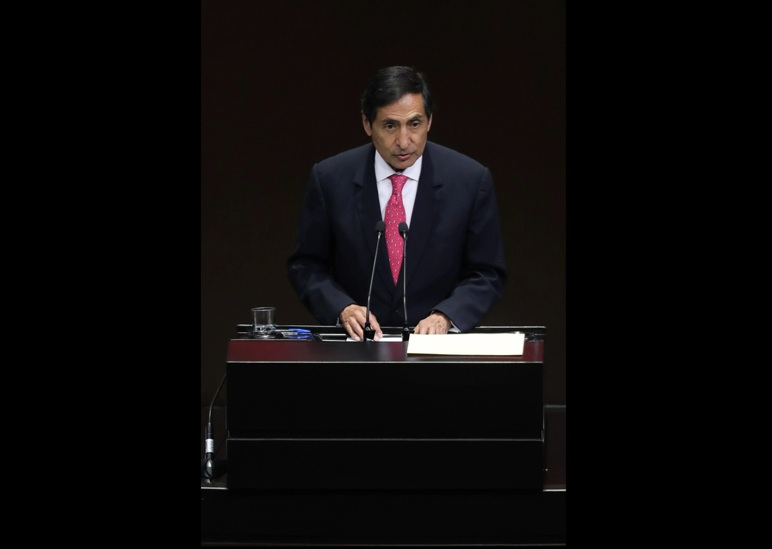 Rogelio Ramírez de la O, titular de la SHCP, participó de forma virtual en la Foro de Ministros de Finanzas y Gobernadores de Bancos Centrales del G-20. Foto Marco Peláez / Archivo