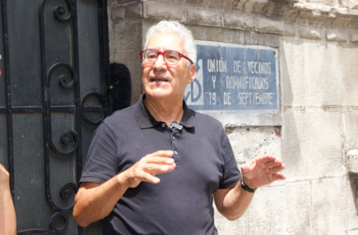 Alejandro Varas, dirigente fundador de la Unión de Vecinos y Damnificados 19 de septiembre de la Roma