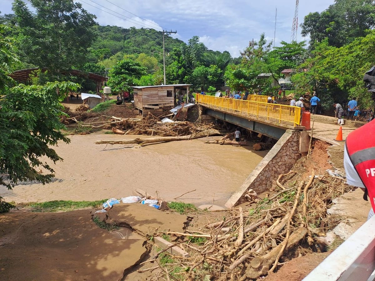Afectaciones causadas por las fuertes precipitaciones en el municipio de Ocozocoautla, Chiapas. Foto 