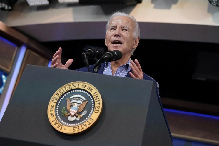 El presidente estadunidense, Joe Biden, no se encontraba en la Casa Blanca en el momento del hallazgo de la cocaína, el 4 de julio de 2023. Foto Ap 