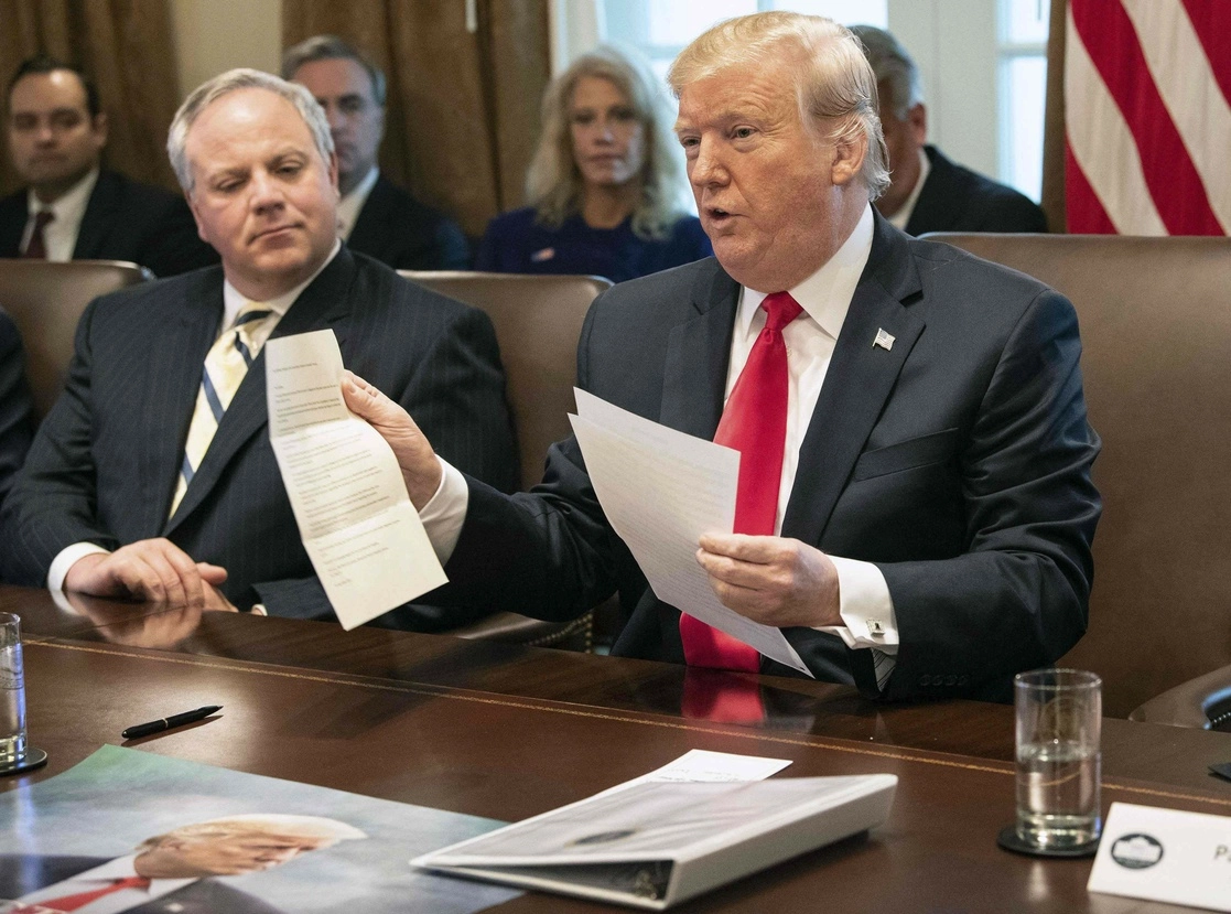 Al menos 15 cajas con documentos oficiales de su administración como presidente de Estados Unidos fueron halladas en una de las residencias de Donald Trump. Foto Afp / Archivo