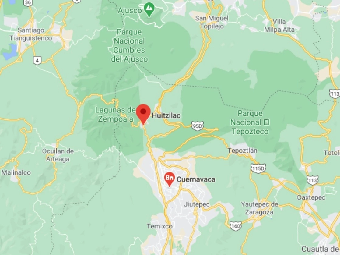 La joven, de 16 años de edad, fue hallada 8 días después en un predio ubicado en la calle Nube del fraccionamiento Valle de los Soles. Imagen tomada de Google Maps
