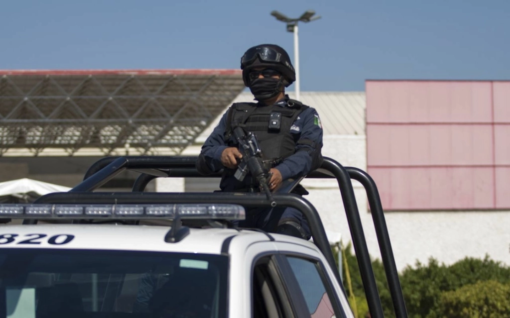 Policías de Nuevo León en operativo. Foto Cuartoscuro / Archivo
