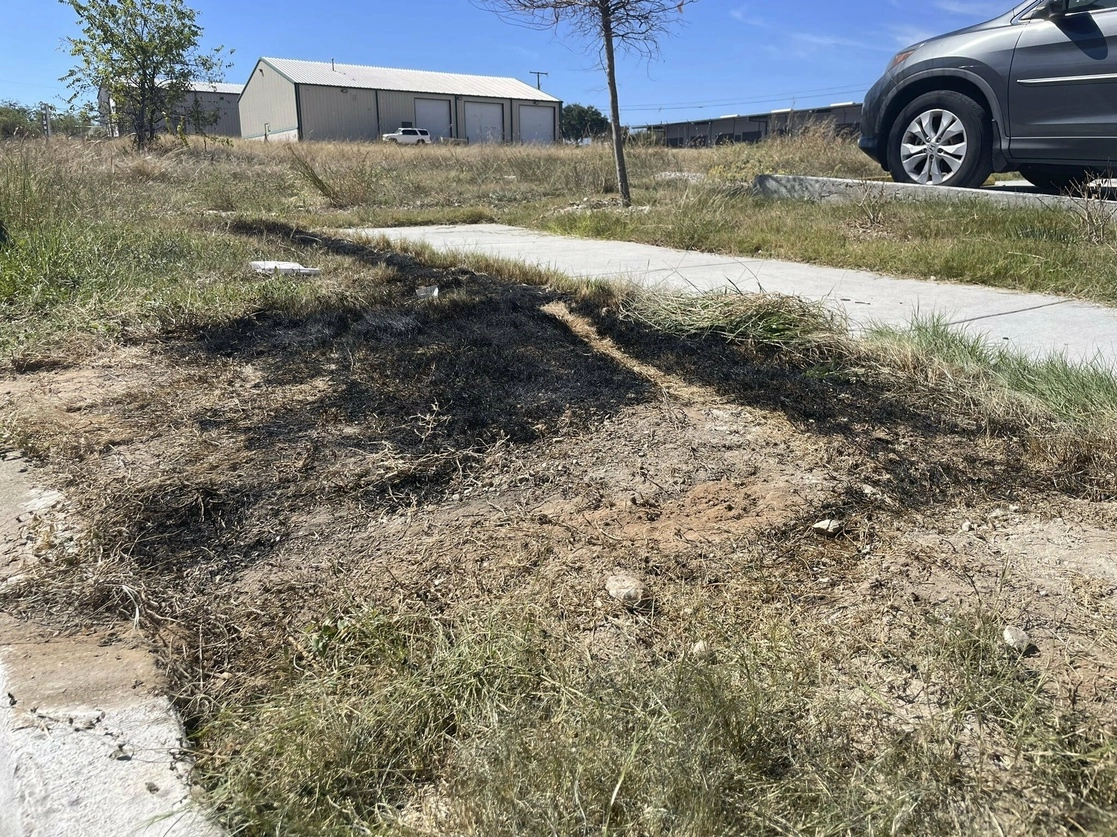 Así se ve la zona donde fueron hallados los restos humanos. Foto Ap 