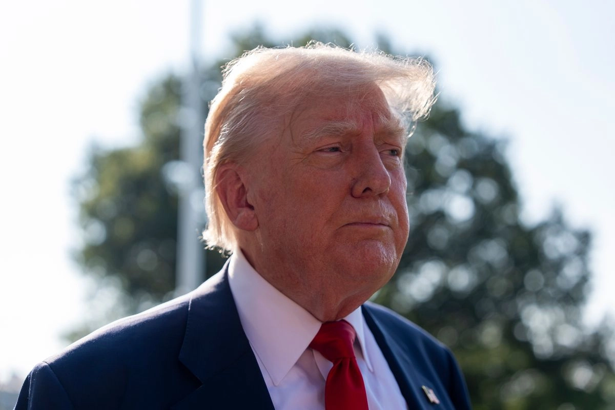 El presidente Donald Trump en la Casa Blanca, el 25 de julio de 2025. Foto 