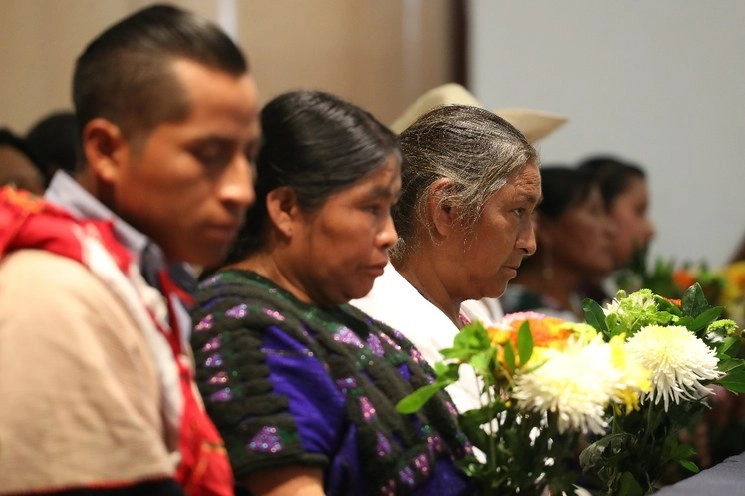 Durante el Foro Los Solidarios de la Voz del Amate, sobre los presos políticos en Chiapas. Foto Yazmín Ortega Cortés / Archivo 