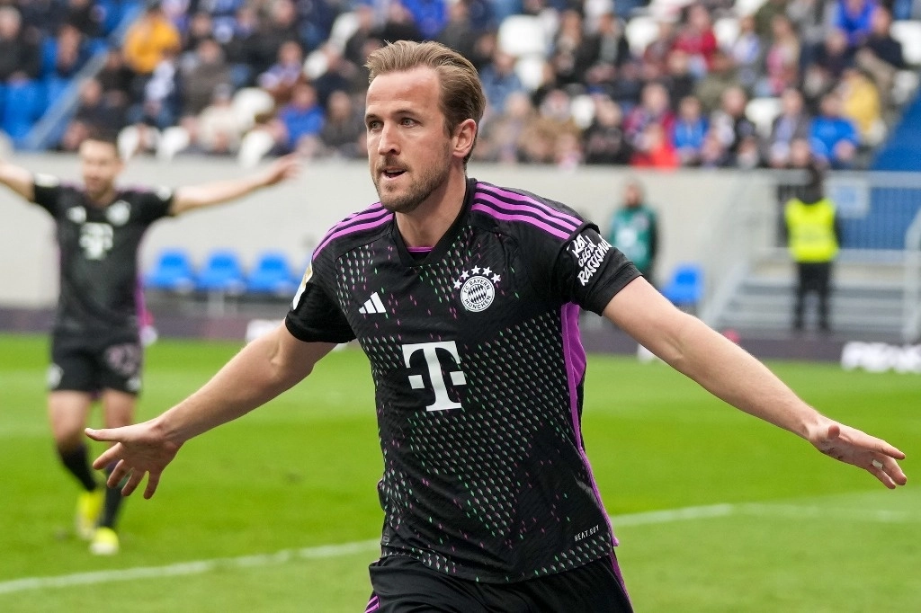 Harry Kane ya suma 31 goles en la presnete temporada de Bundesliga. Foto Ap