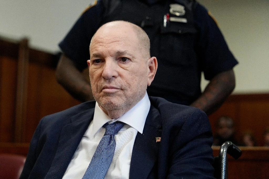 Harvey Weinstein aparece en el Tribunal Penal de Manhattan, el 29 de mayo de 2024, en Nueva York. Foto Ap