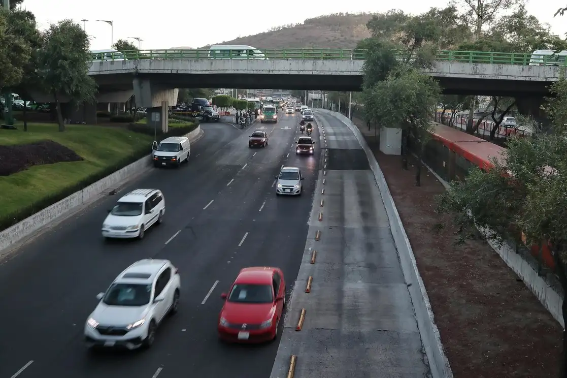 La zona de Indios Verdes, al norte de la Ciudad de México, donde fue retirado el bloqueo de transportistas. Foto Marco Peláez 