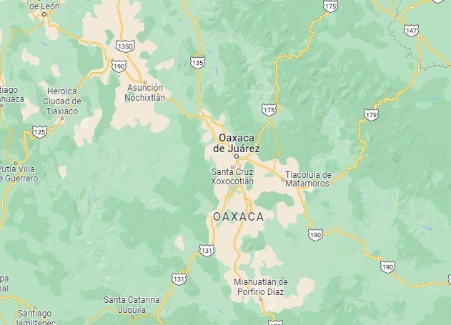 Un ataque a balazos contra el hijo de la activista oaxacaqueña Alicia Santos, le provocó la pérdida de un ojo. Foto Google Maps