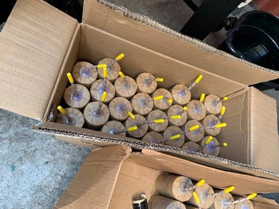 Los explosivos adquiridos. Foto Ap