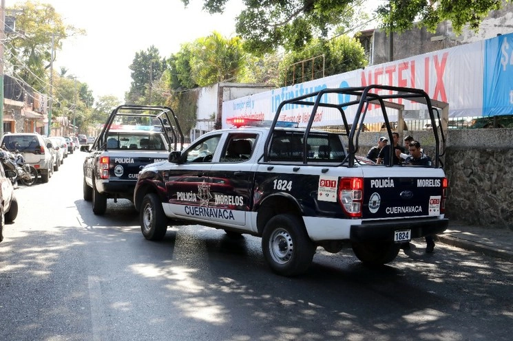 Operativo policiaco en Cuernavaca, Morelos. Foto Cuartoscuro/ archivo