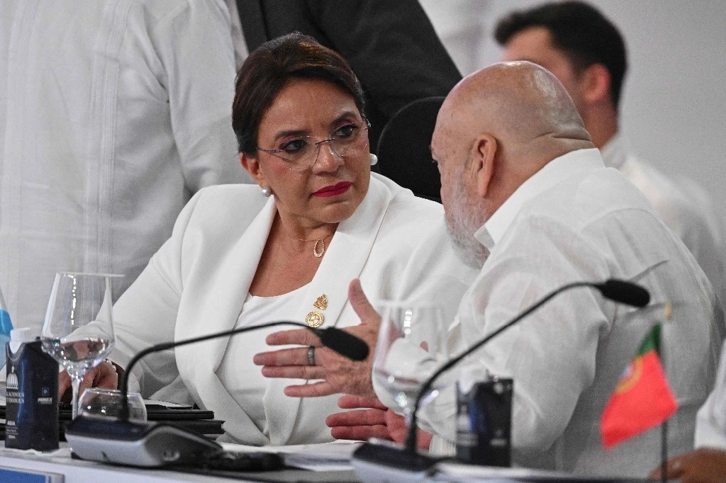 La presidenta de Honduras, Xiomara Castro. Foto Afp