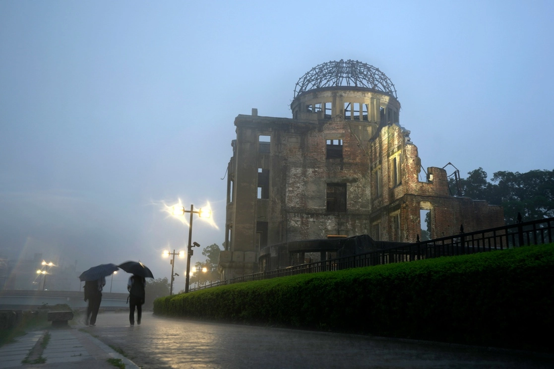 En imagen de archivo, edificio histórico afectado por los bombardeos en Hiroshima, en el oeste de Japón. Foto Ap	
