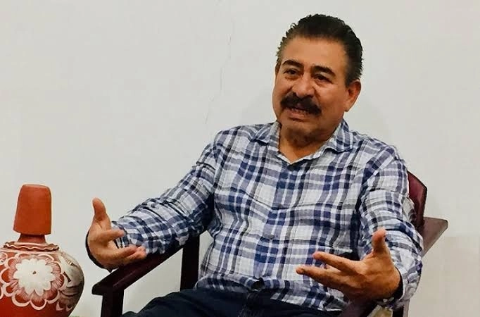 En la imagen, Isidro Pedraza Chávez, líder nacional de la Unidad de Fuerza Indígena y Campesina UFIC. Foto La Jornada