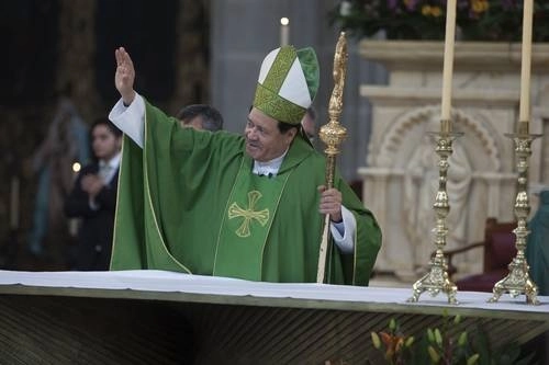 El cardenal Norberto Rivera en imagen de archivo. Foto Cristina Rodríguez