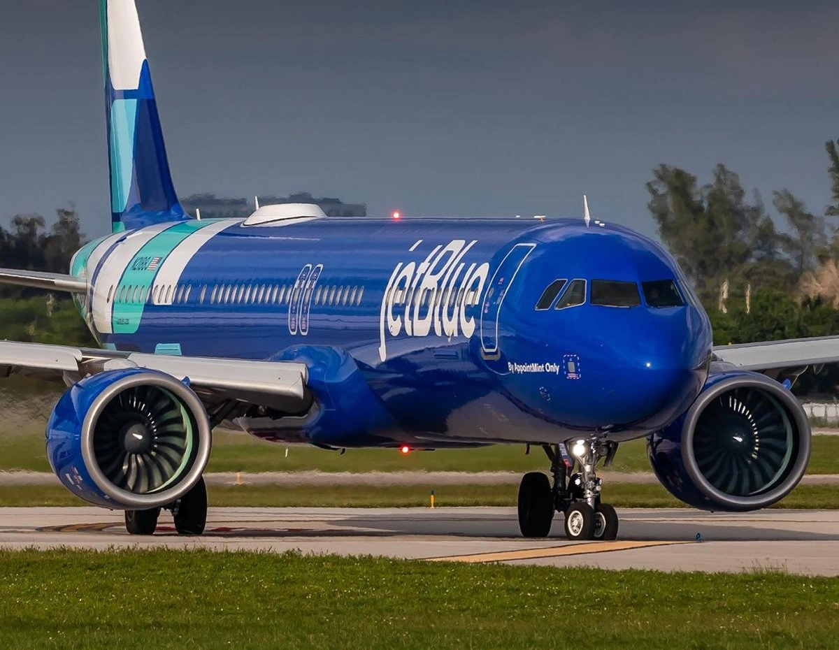 Aeronave de JetBlue en imagen de archivo. Foto tomada de la cuenta de X