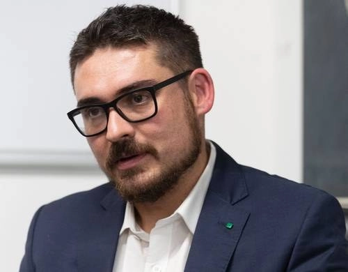 Román Meyer en entrevista con ‘La Jornada’. Foto Pablo Ramos / Archivo