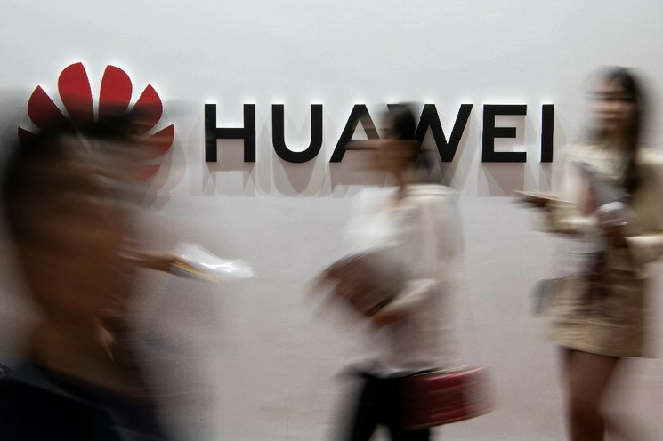 Logo de la marca Huawei en imagen de archivo. Foto Afp