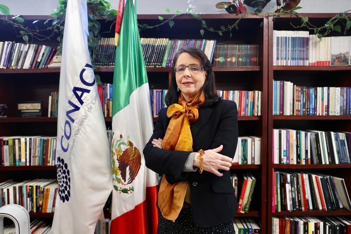 Elena Álvarez-Buylla Roces, directora general del Conacyt, aseguró que se mantiene disposición total a escuchar a la comunidad del CIDE para establecer un diálogo incondicional y abierto. Foto Luis Castillo
