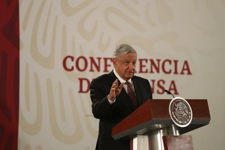 El presidente Andrés Manuel López Obrador, en su conferencia del 29 de enero de 2020. Foto Yazmín Ortega Cortés