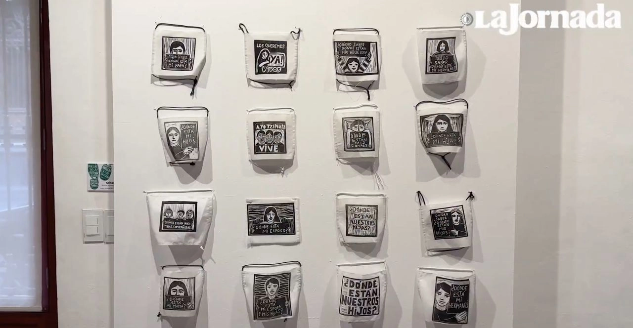Algunos de los grabados que se presentan en la muestra. Foto