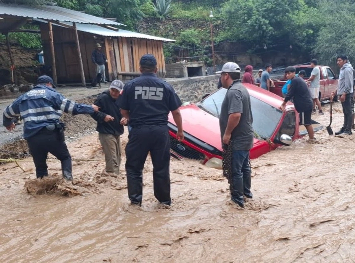 Seis municipios de la sierra queretano son los que resultaron más afectados por las fuertes lluvias e inundaciones provocadas por el huracán 'Priscilla'. Foto 