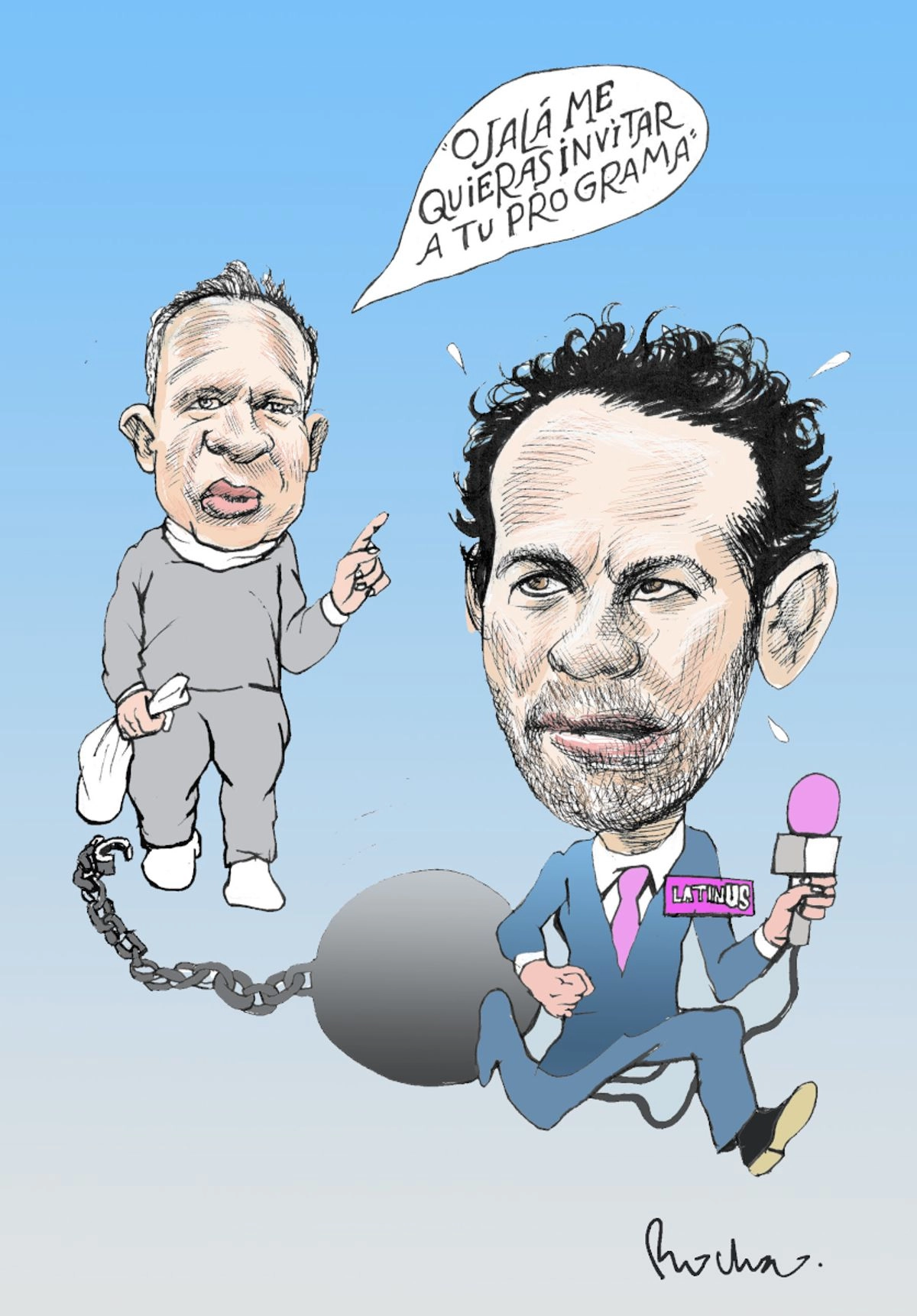 Huyéndole a la noticia 