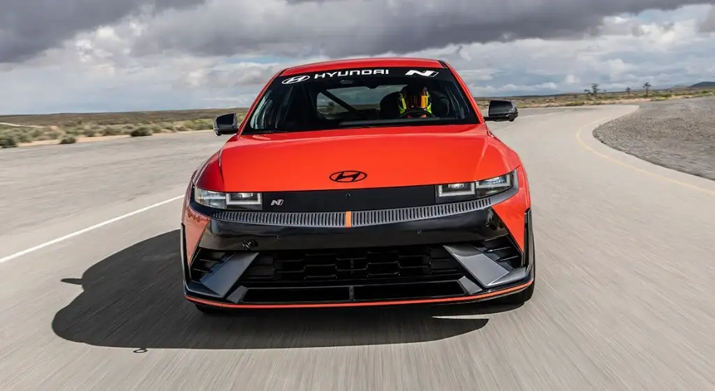 Hyundai Ioniq 5N marcará un parteaguas en la historia de la marca en México, ya que será el primer vehículo 100 por ciento eléctrico en este mercado. Foto Cortesía Hyundai