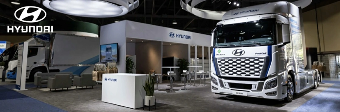 Para el sector de vehículos comerciales de Estados Unido, Hyundai aprovechará su exitosa experiencia en pilas de combustible de hidrógeno que adquirió de su flota de camiones XCIENT en Suiza. Además, los visitantes a esta muestra podrán podrán experimentar el manejo de este tractocamión.
Foto. Cortesía Hyundai de México.