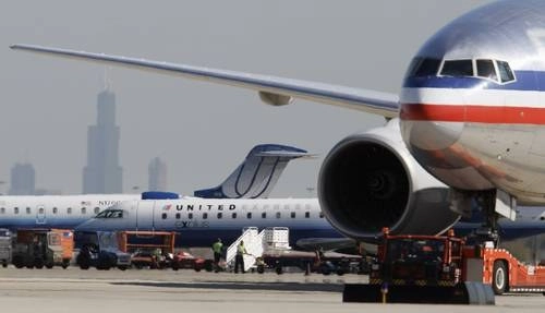 Aviones en el aeropuerto de Chicago. Foto Ap / archivo