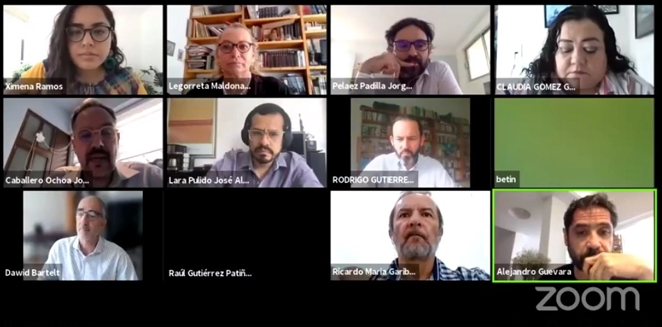 Presentación de la Clínica Jurídica de manera virtual. Imagen Cortesía Ibero 
