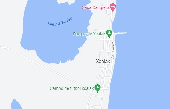 El fin de semana fueron encontrados ochos cuerpos con signos de violencia en un poblado de Yucatán. Foto Google Maps