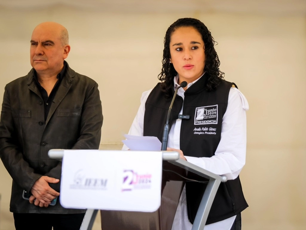 Amalia Pulido Gómez, consejera presidenta del Instituto Electoral del estado de México. Foto Tomada de X @pulido_amalia