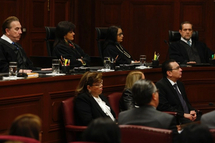 Sala de de sesiones de la SCJN en imagen de archivo. Foto Cristina Rodríguez

