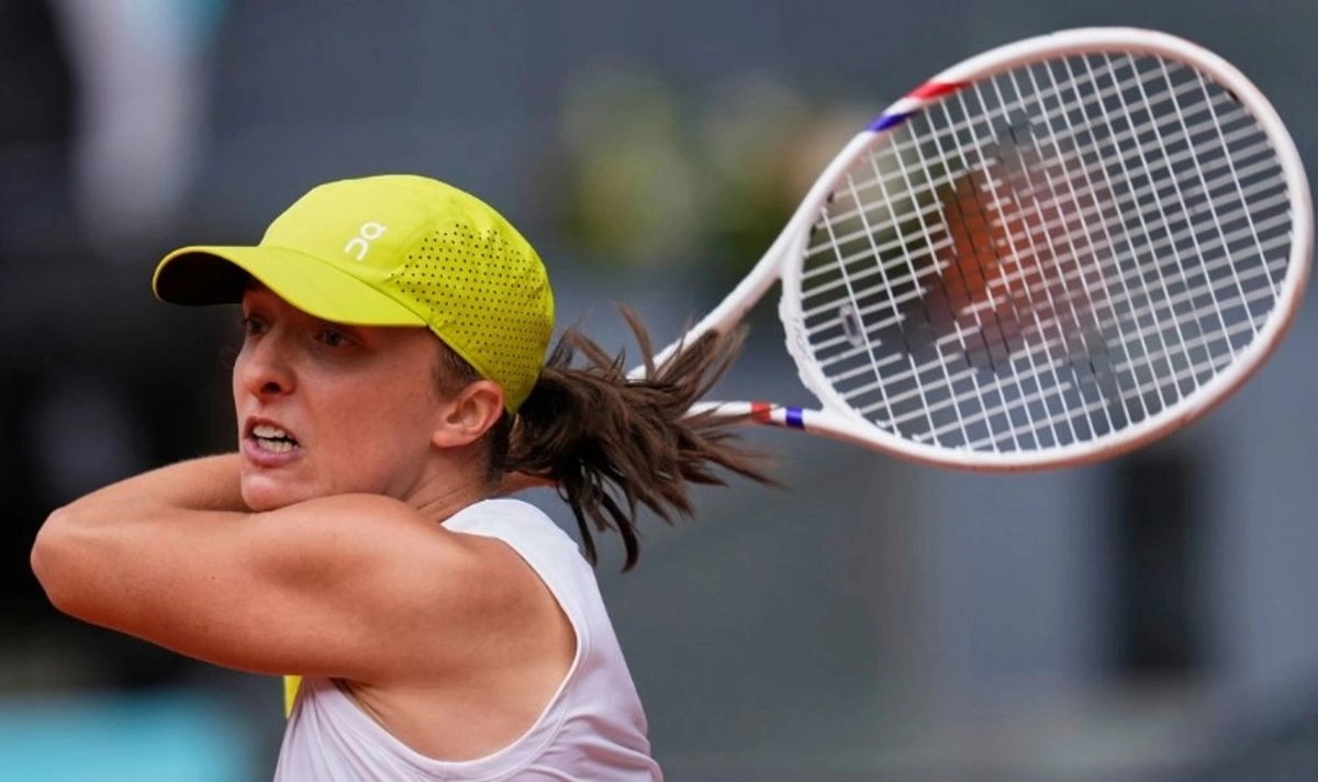 Iga Swiatek avanzó a la primera final de su carrera luego de vencer a Elena Rybakina en el torneo WTA 1000 de Cincinnati. Foto 