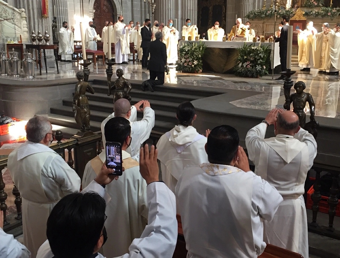 Misa en la Catedral Metropolitana de la CDMX. Foto Guillermo Sologuren/ archivo