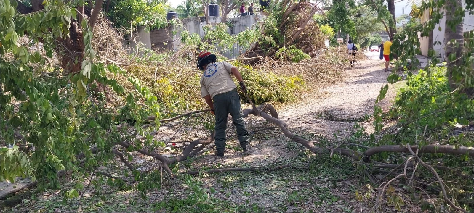 El meteoro toco tierra con categoría 4. Foto tomada de la red social X @PCJalisco
