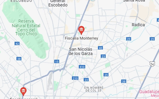 Javier Garza y Garza concluyó sus labores Fiscalía Especializada en Combate a la Corrupción. Foto Google Maps