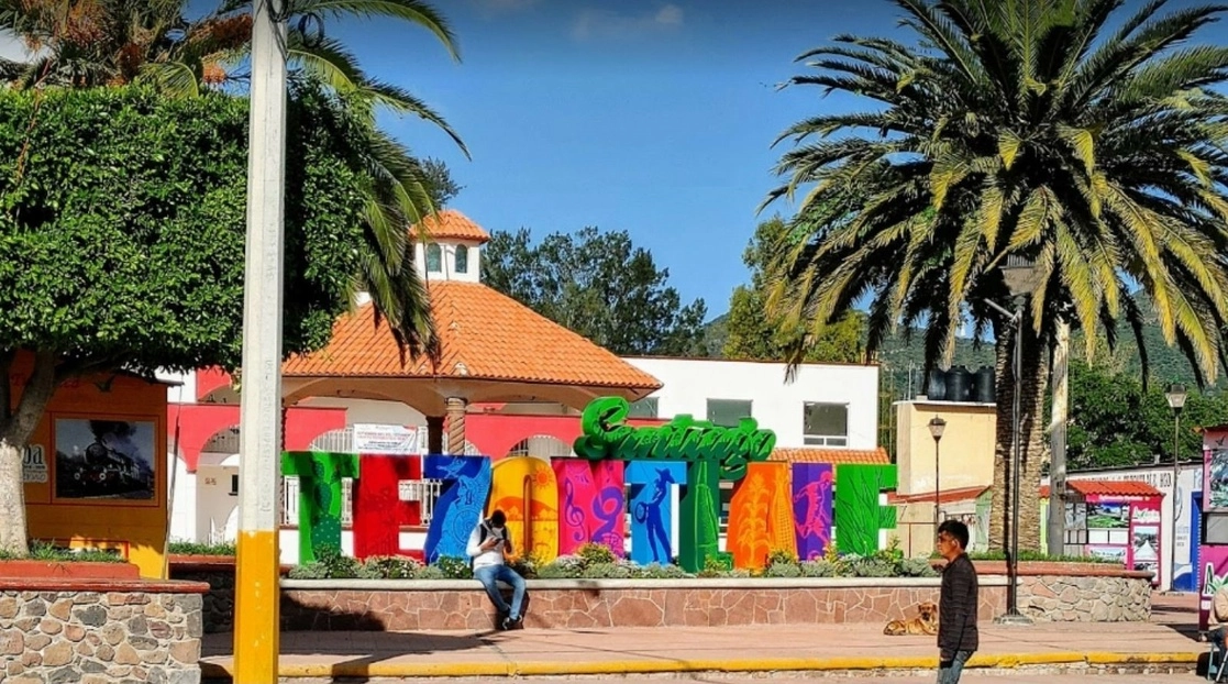 En la comunidad Tezontlale, Ajacuba, Hidalgo. Imagen tomada de Google Maps