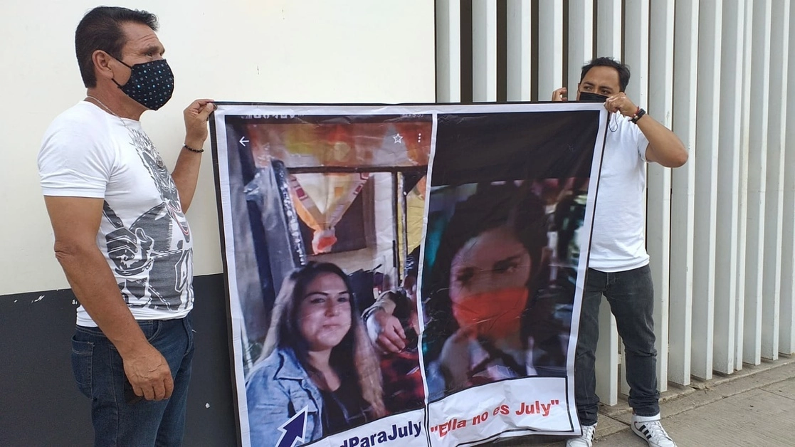 Amigos y familiares de July “N” piden revisar las pruebas que la exoneran. Foto Eirinet Gómez / Archivo