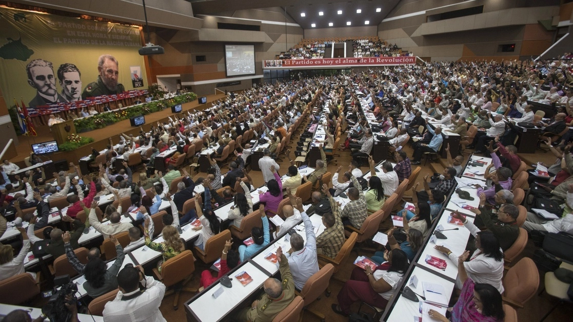 En imagen de archivo, el Congreso del Partido Comunista de Cuba. Foto Ap
