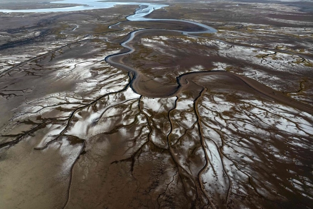 En la imagen, la cuenca del río Bravo en territorio estadunidense. 