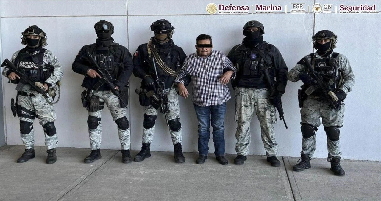 Abraham "N", conocido como 'Don Rodo', presunto operador del CJNG y hermano de 'El Mencho', líder de la organización criminal, tras ser recapturado en abril pasado. 