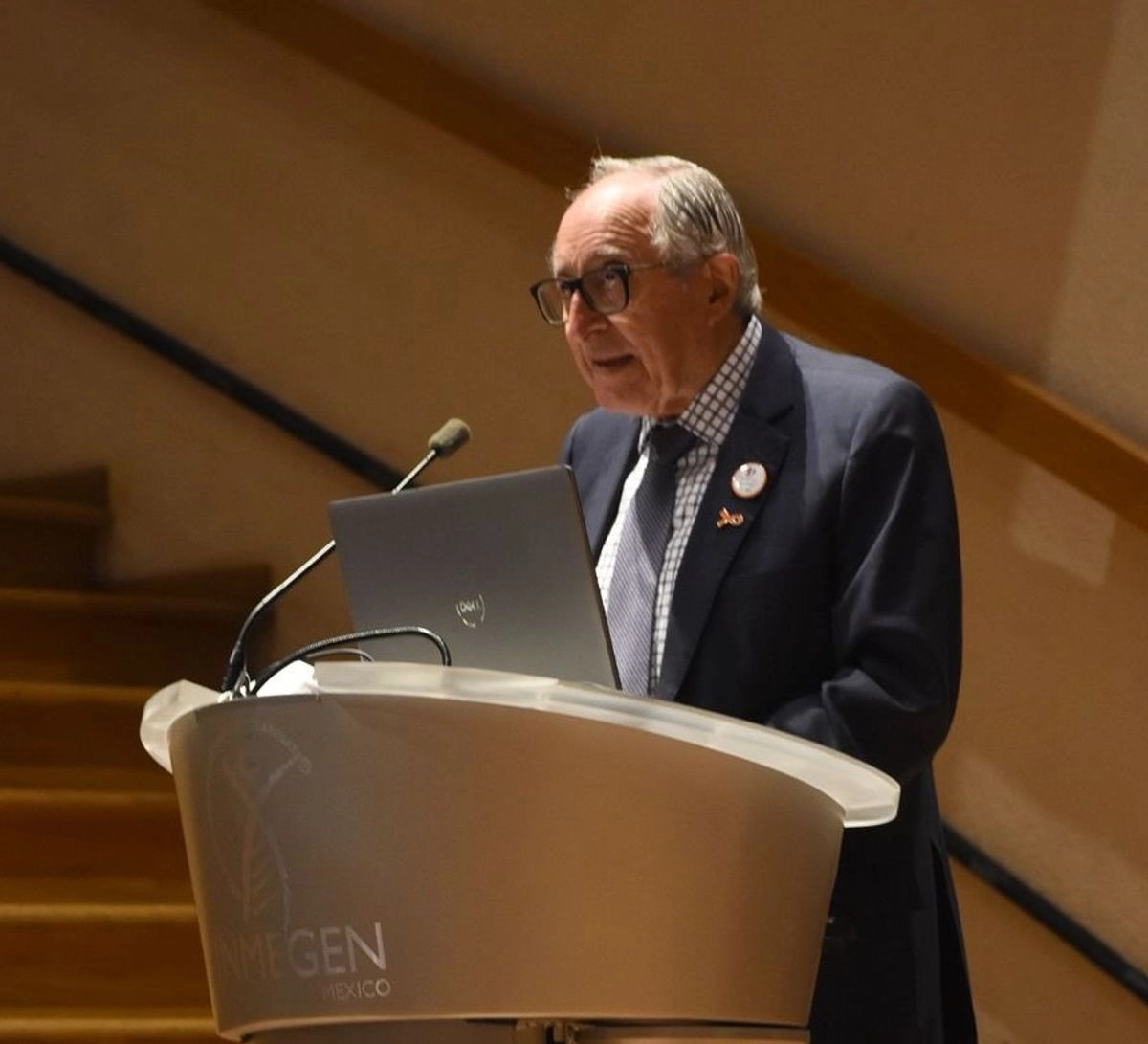 El secretario de Salud, David Kershenobich durante la conmemoración del Día Mundial de la Seguridad del Paciente. Foto 