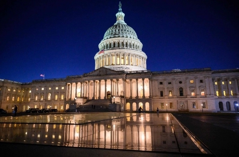 Fachada del Capitolio de Estados Unidos, en imagen de archivo. Foto Afp