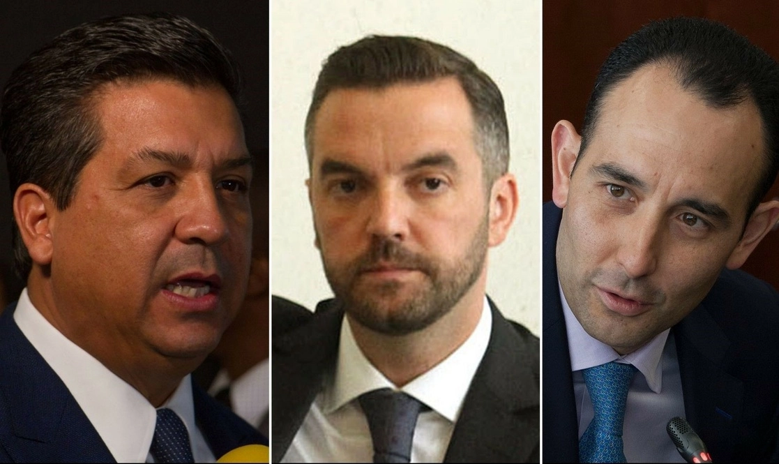 En la investigación al ex legislador Jorge Luis Lavalle (centro) se vincula también al gobernador de Tamaulipas, Francisco Javier García Cabeza de Vaca (izquierda), y a Roberto Gil Zuarth (derecha) con el presunto cobro de sobornos. Fotos Cuartoscuro, María Luisa Severiano y Cristina Rodríguez / Archivo